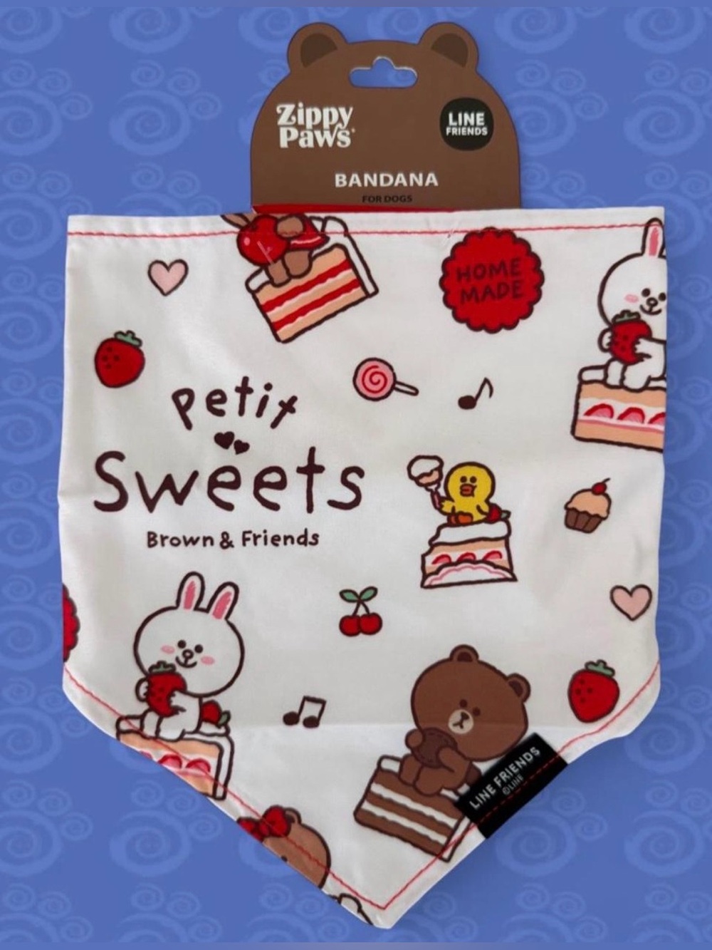 Zippy Paws Line Friends Dog Bandana Petit
Sweets #linefriends